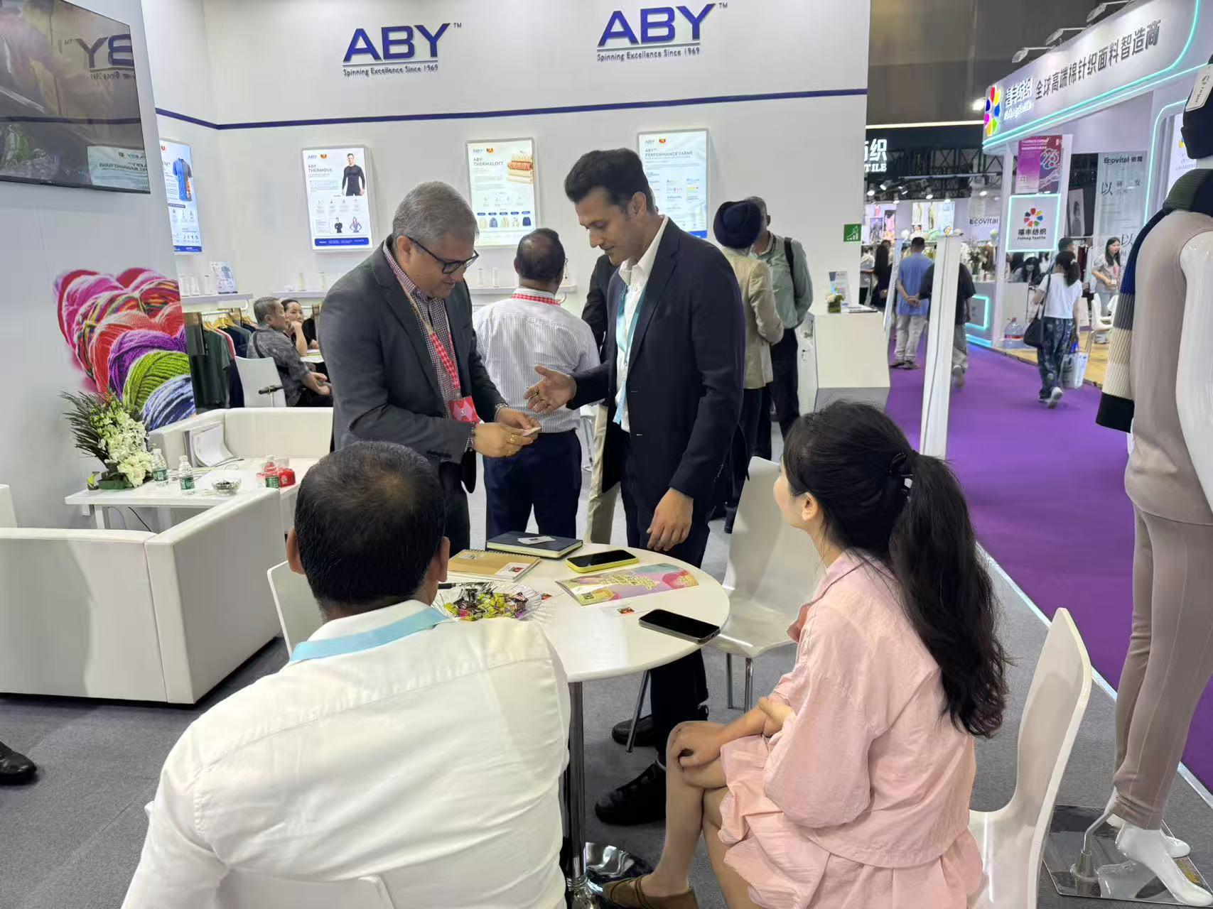 Aditya Birla Yarn (ABY) is coming back to Intertextile Shanghai Apparel Fabrics exhibition 25 – 27 August 2026
